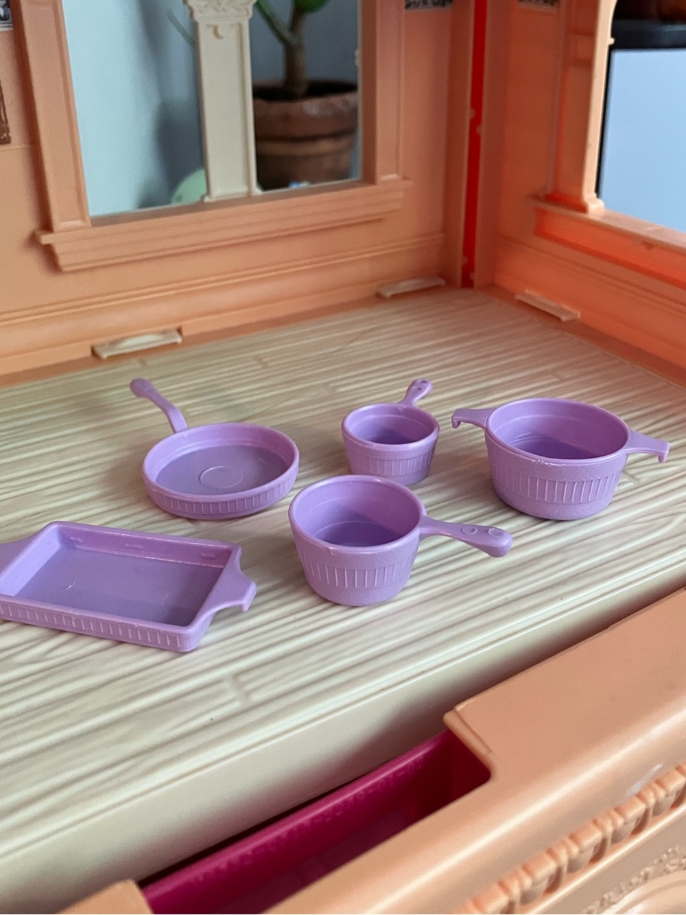 Vintage 1987 Mattel Barbie Sweet Roses Kitchen Accessories Random Mix
